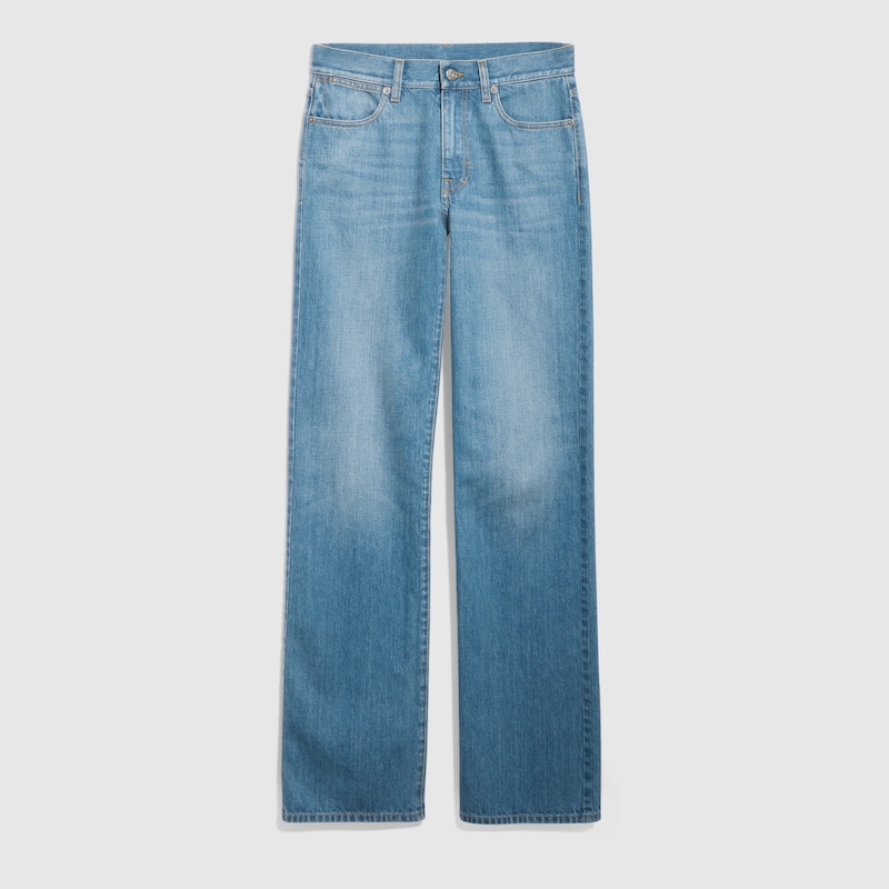Bleached Washed Cotton Denim Pants Bleached Washed Cotton Denim Pants
