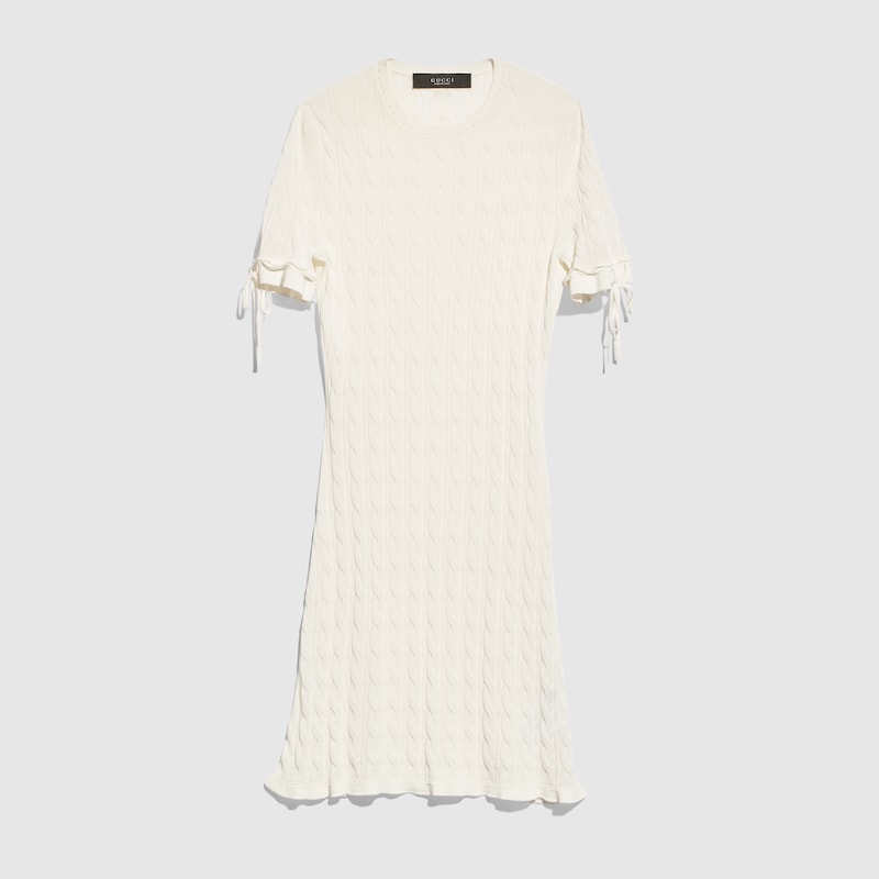 Braided Cotton Blend Dress Braided Cotton Blend Dress