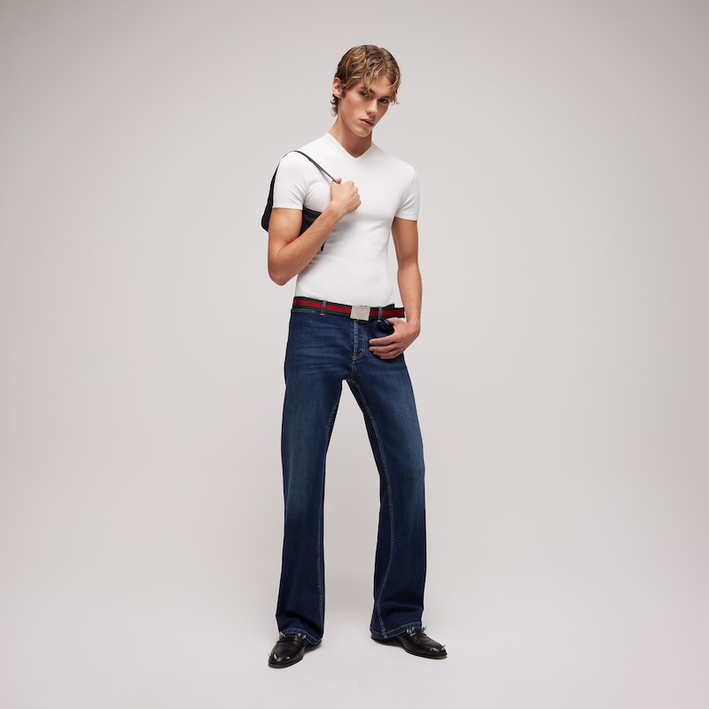 Gucci Technical Knit Fabric T-shirt | Thumbnail 2 Gucci Technical Knit Fabric T-shirt | Thumbnail 2