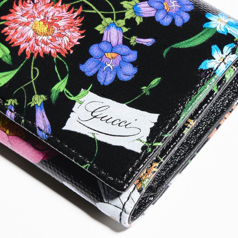 Gucci Flora-motif Bi-fold Card Case | Thumbnail 3 Gucci Flora-motif Bi-fold Card Case | Thumbnail 3