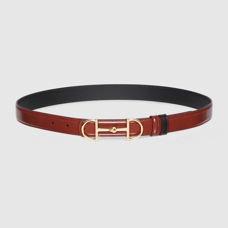 Gucci Reversible Belt With Horsebit Buckle