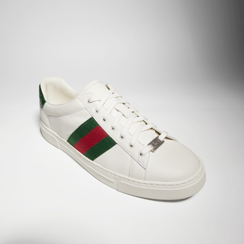 Gucci Gucci Ace Sneaker With Web | Thumbnail 3 Gucci Gucci Ace Sneaker With Web | Thumbnail 3