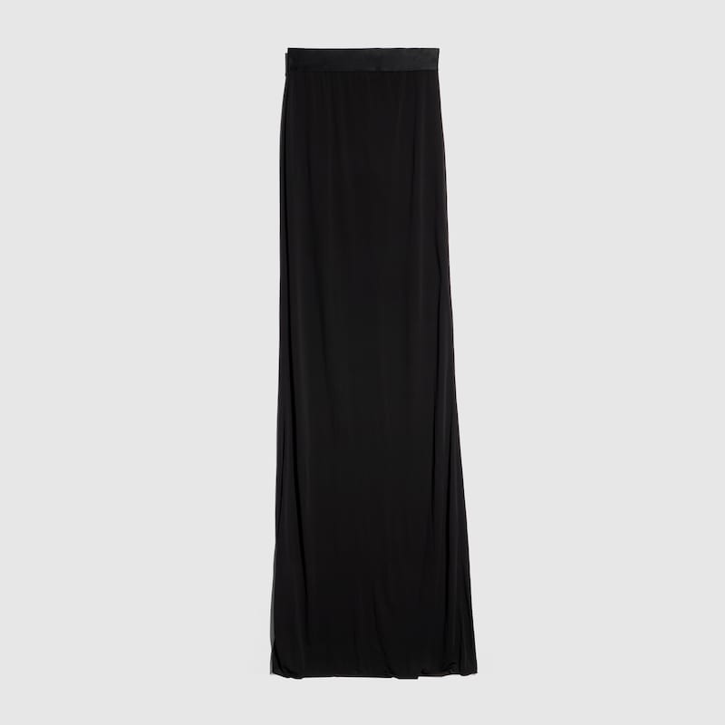Viscose Crêpe Jersey Long Skirt Viscose Crêpe Jersey Long Skirt