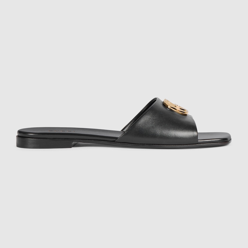 Slide Sandal With Double G Slide Sandal With Double G