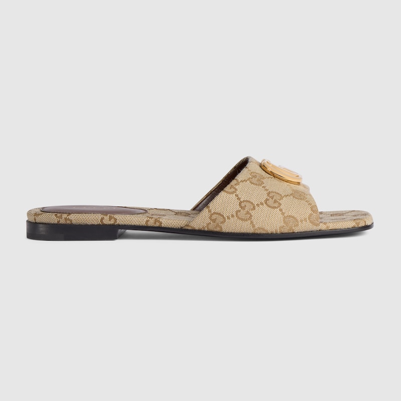 Slide Sandal With Double G Slide Sandal With Double G