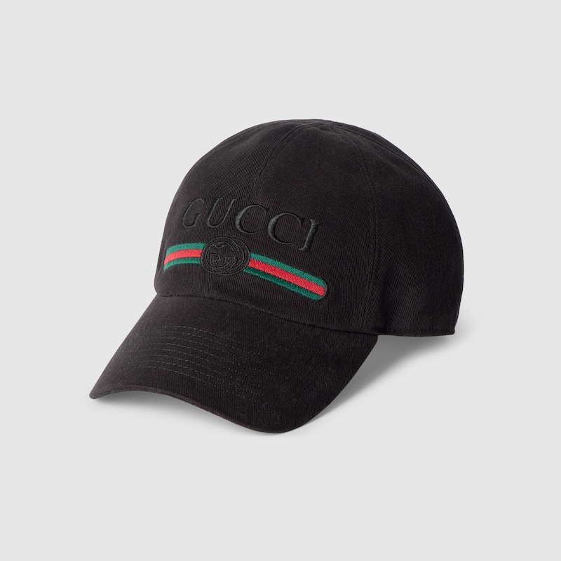Gucci Cotton Baseball Hat With Embroidery