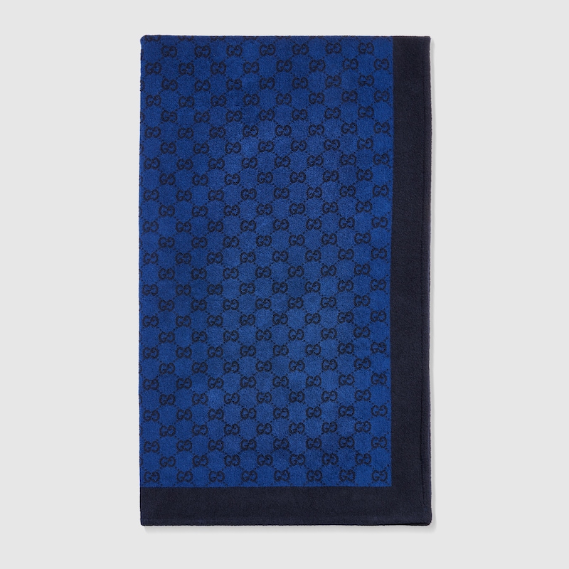 Gucci GG Cotton Terrycloth Beach Blanket