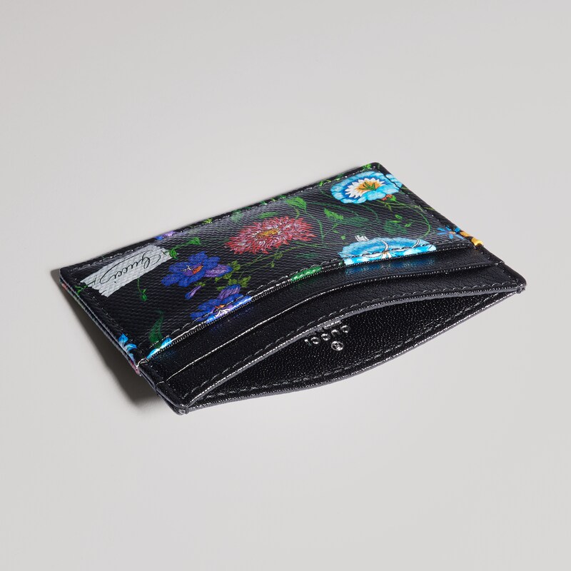 Gucci Flora-motif Card Case | Thumbnail 2 Gucci Flora-motif Card Case | Thumbnail 2