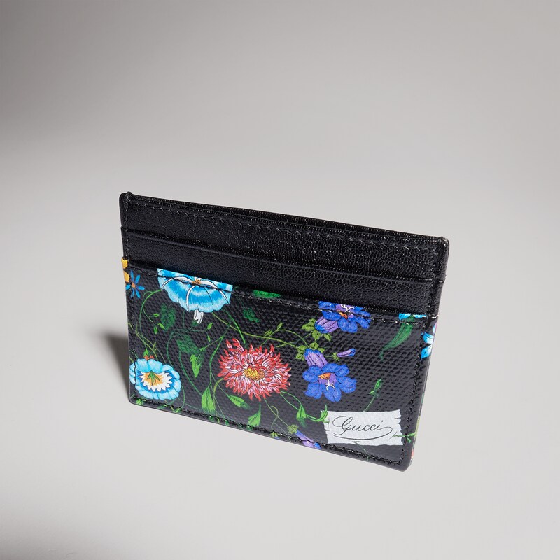 Gucci Flora-motif Card Case | Thumbnail 3 Gucci Flora-motif Card Case | Thumbnail 3