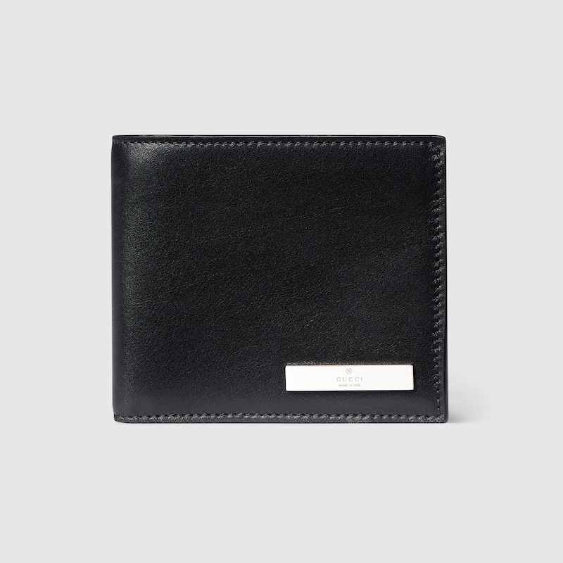 Gucci Bi-fold Wallet With Metal Tag