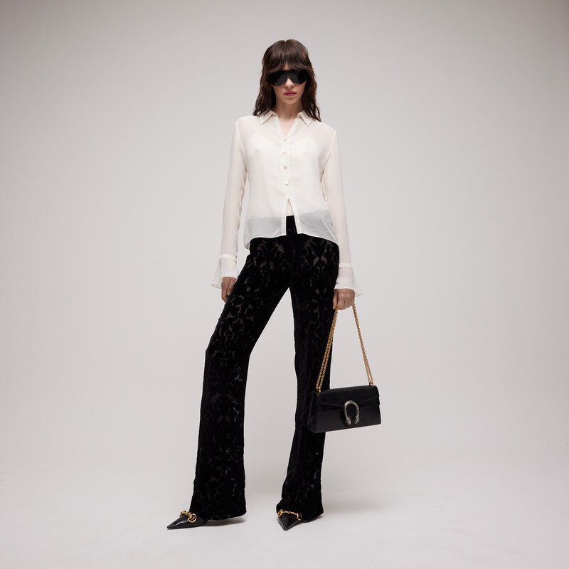 Gucci Light Silk Georgette Shirt | Thumbnail 2 Gucci Light Silk Georgette Shirt | Thumbnail 2