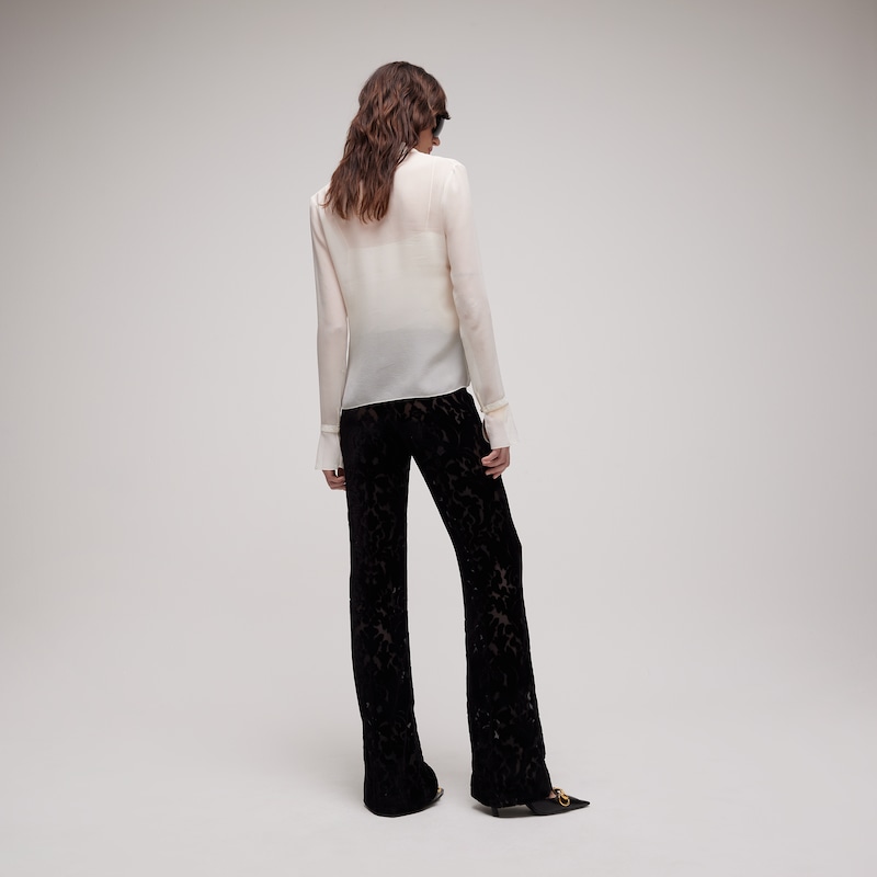 Gucci Light Silk Georgette Shirt | Thumbnail 3 Gucci Light Silk Georgette Shirt | Thumbnail 3