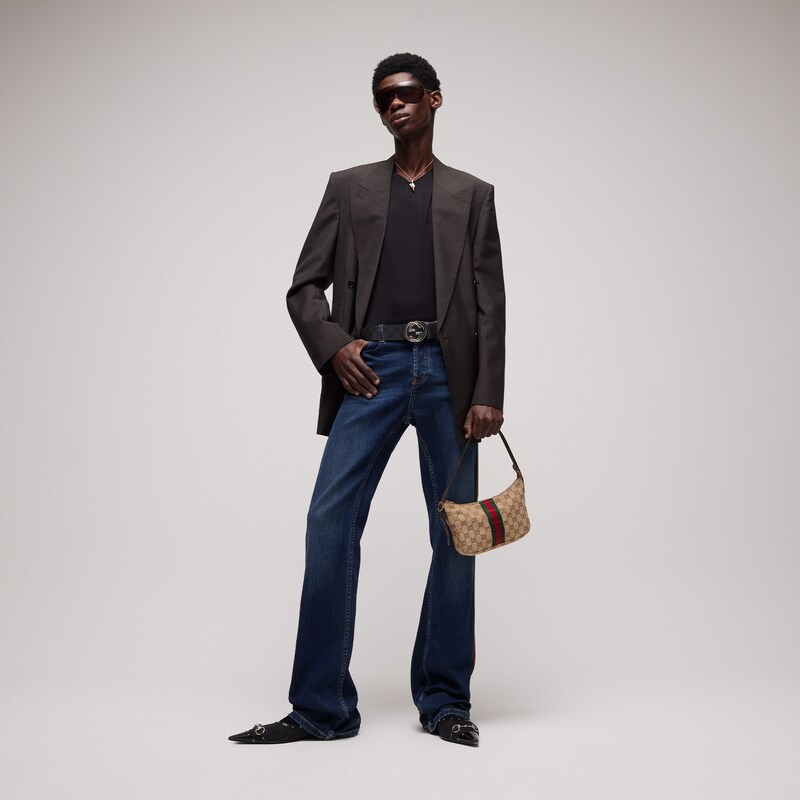 Gucci Reversible Belt With Interlocking G Buckle | Thumbnail 2 Gucci Reversible Belt With Interlocking G Buckle | Thumbnail 2