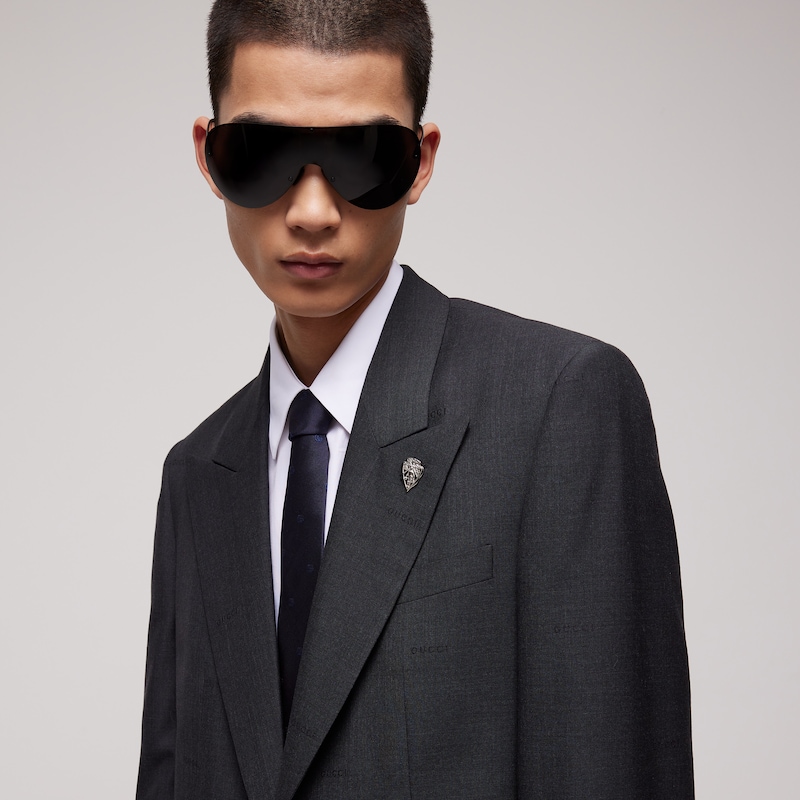 Gucci Double G Silk Jacquard Tie | Thumbnail 2 Gucci Double G Silk Jacquard Tie | Thumbnail 2