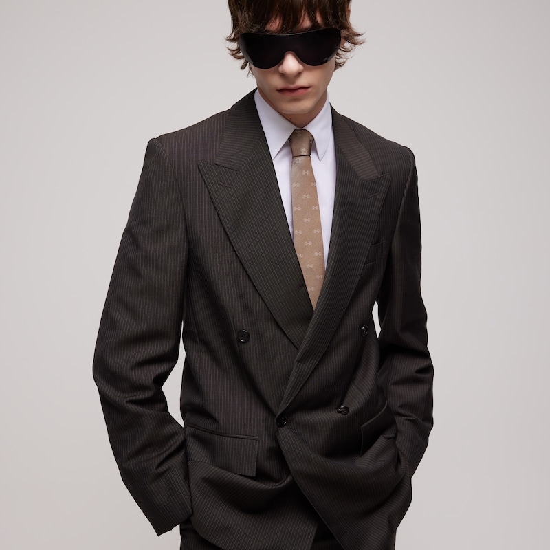Gucci Horsebit Silk Jacquard Tie | Thumbnail 2 Gucci Horsebit Silk Jacquard Tie | Thumbnail 2