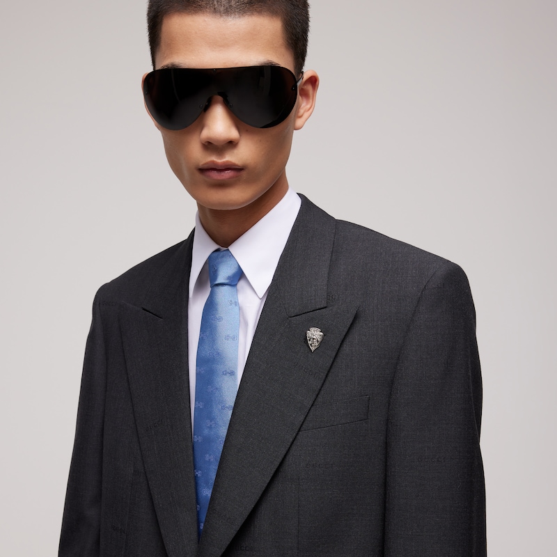 Gucci Horsebit Silk Jacquard Tie | Thumbnail 2 Gucci Horsebit Silk Jacquard Tie | Thumbnail 2