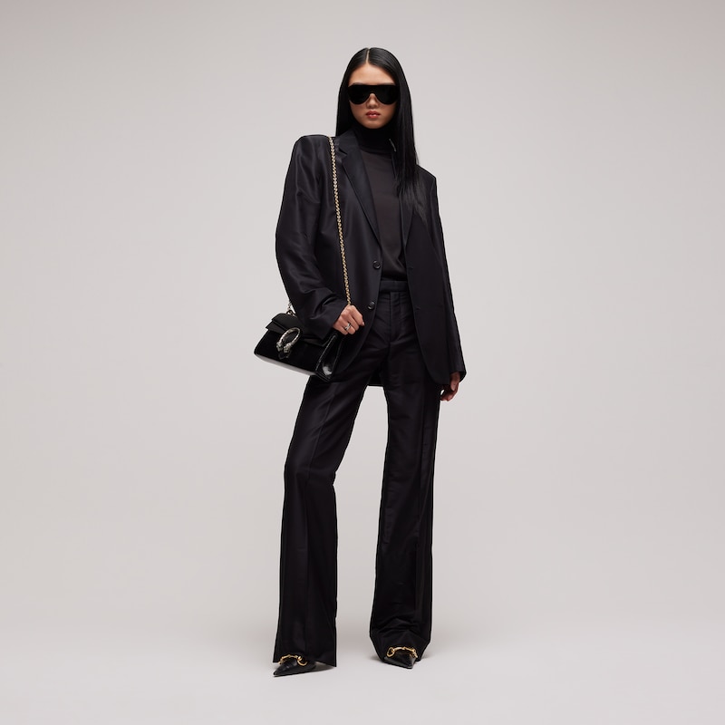 Gucci Fine Silk Faille Jacket | Thumbnail 2 Gucci Fine Silk Faille Jacket | Thumbnail 2