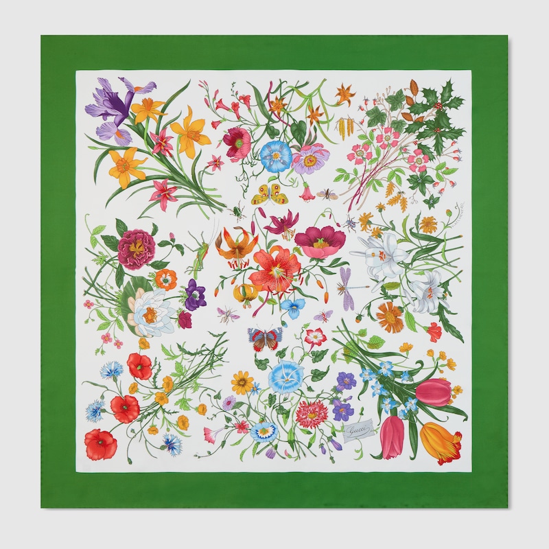 Gucci Printed Silk Carré