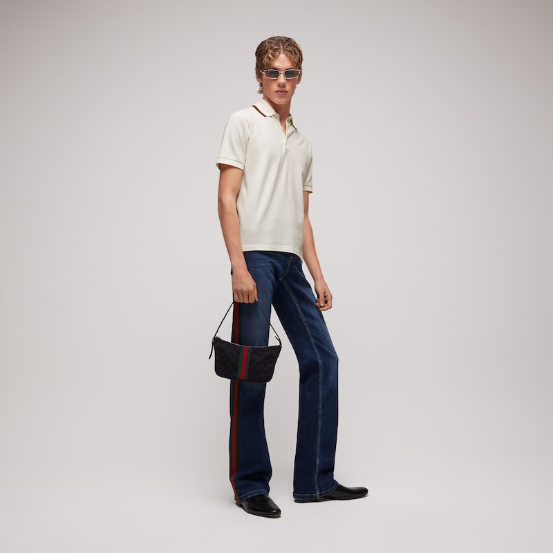 Gucci Cotton Jersey Piquet Polo Shirt | Thumbnail 2 Gucci Cotton Jersey Piquet Polo Shirt | Thumbnail 2