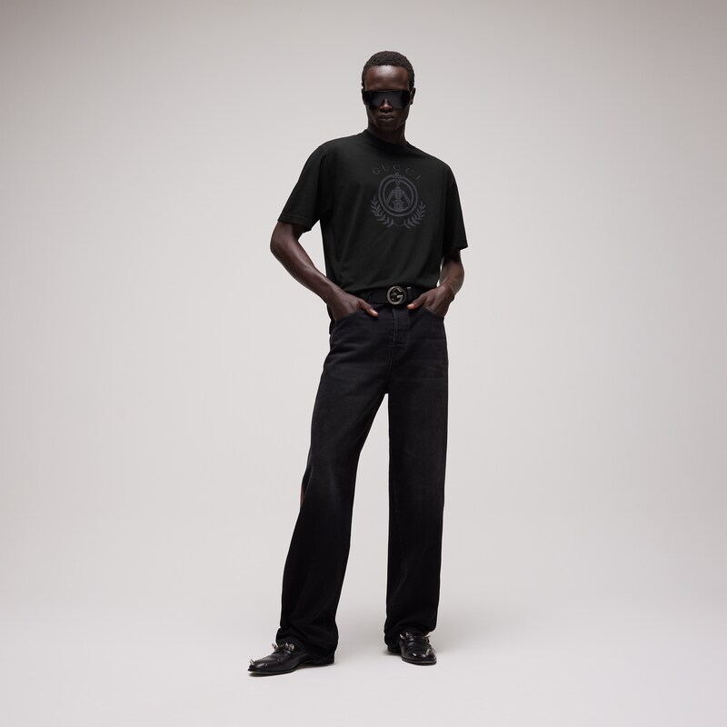 Gucci Cotton Jersey T-shirt With Print | Thumbnail 2 Gucci Cotton Jersey T-shirt With Print | Thumbnail 2