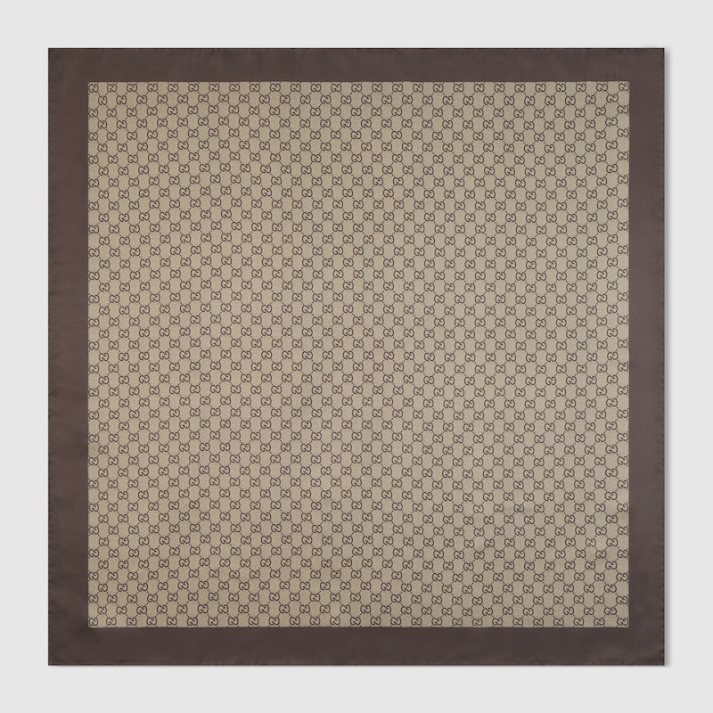 Gucci Printed Silk Twill Carré