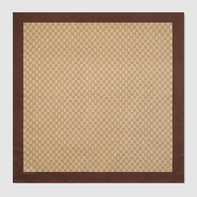 Gucci Printed Silk Twill Carré
