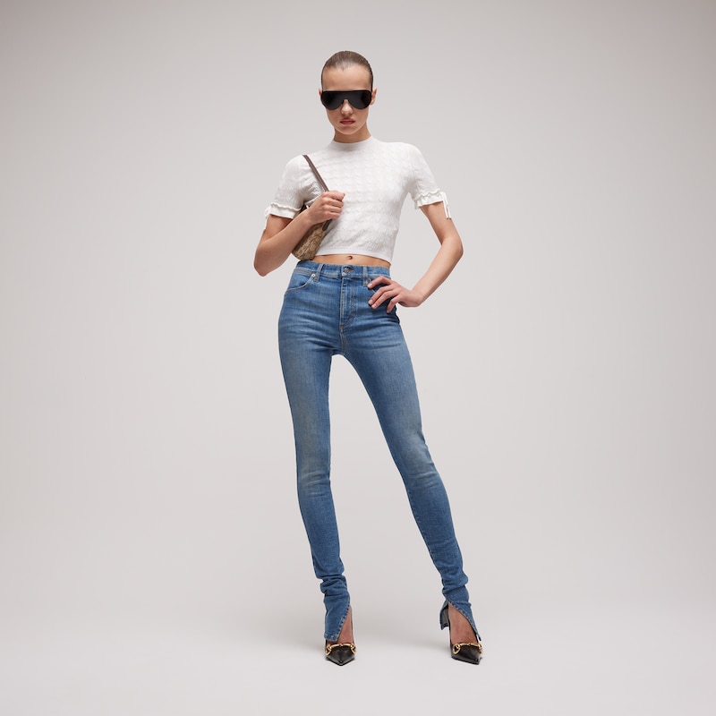Gucci Braided Cotton Blend Top | Thumbnail 2 Gucci Braided Cotton Blend Top | Thumbnail 2