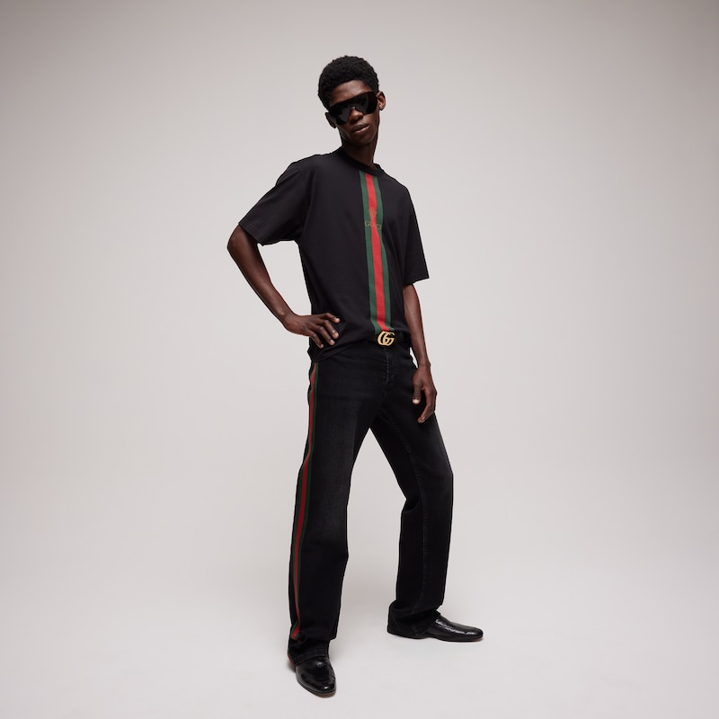 Gucci Cotton Jersey T-shirt With Print | Thumbnail 2 Gucci Cotton Jersey T-shirt With Print | Thumbnail 2