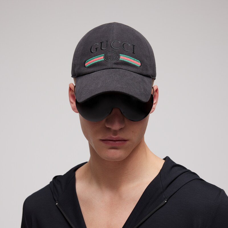 Gucci Cotton Baseball Hat With Embroidery | Thumbnail 2