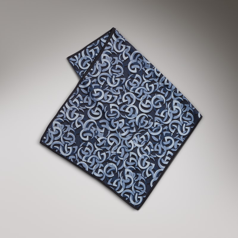 Gucci Double G Cotton Silk Stole | Thumbnail 3 Gucci Double G Cotton Silk Stole | Thumbnail 3
