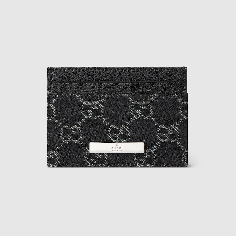 Card Case With Gucci Plaque
