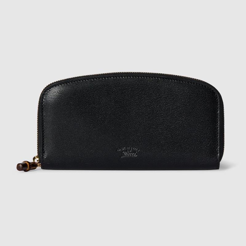 Zip Around Wallet With Bamboo