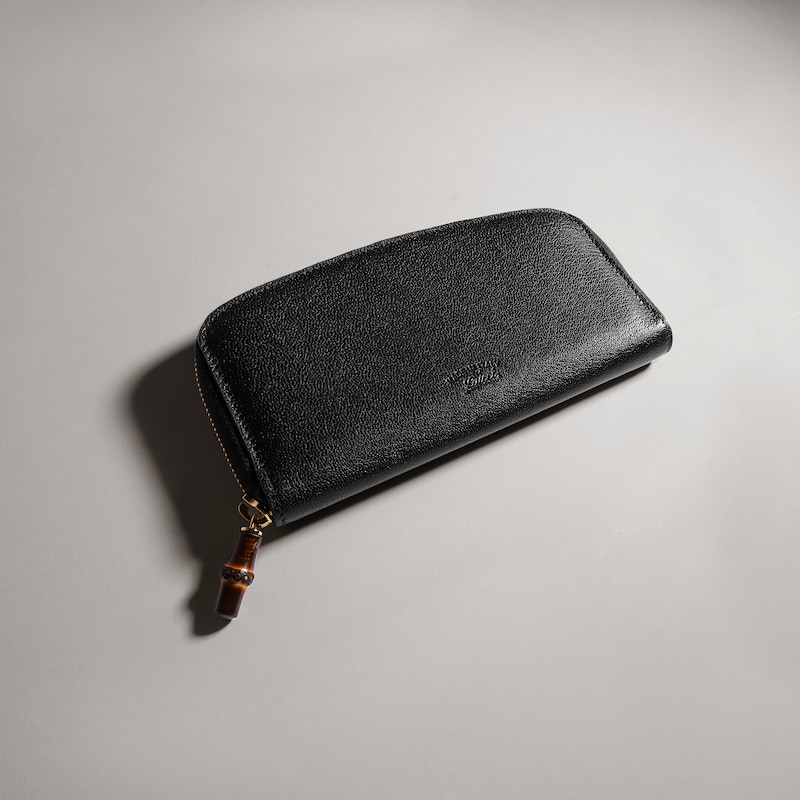 Gucci Zip Around Wallet With Bamboo | Thumbnail 3