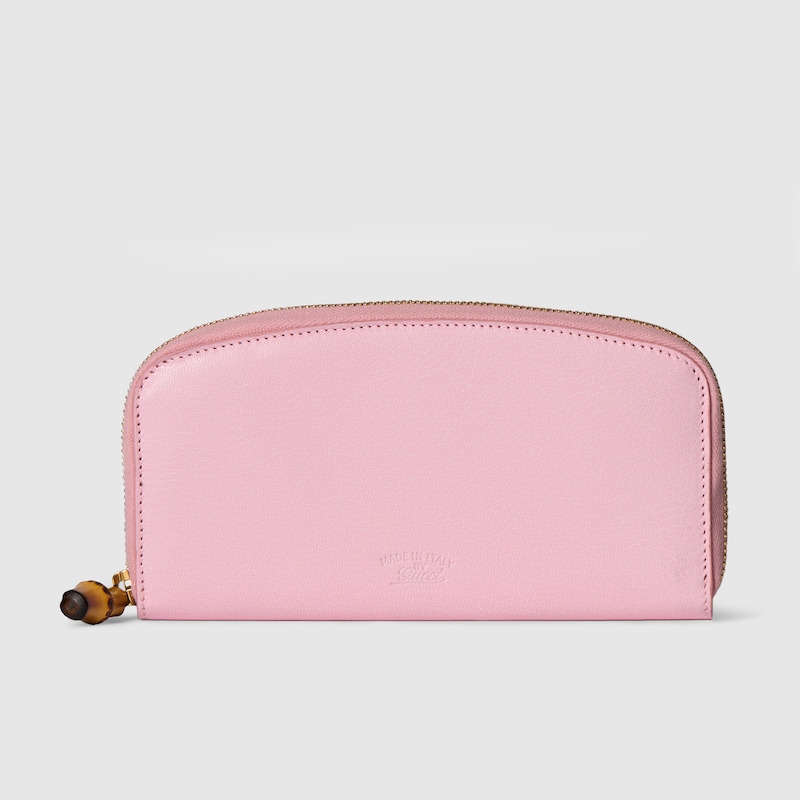 Zip Around Wallet With Bamboo