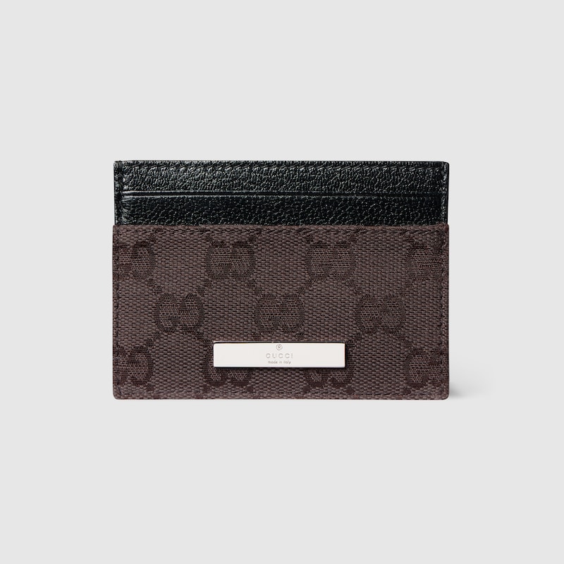 Card Case With Gucci Plaque