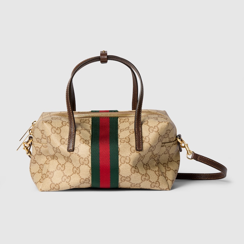 Gucci Mini Boston Bag With Web