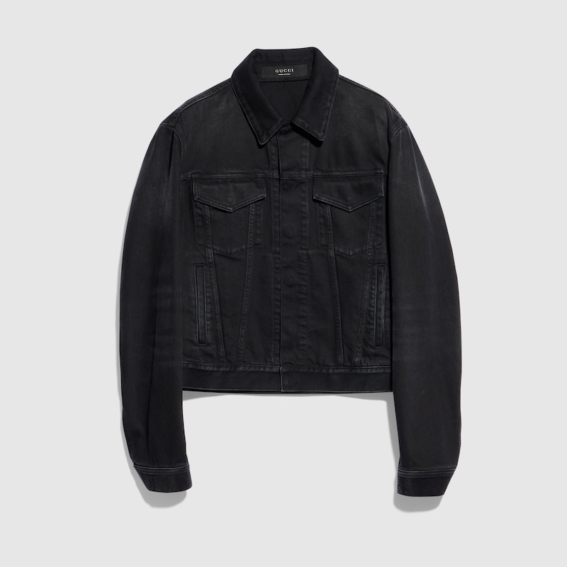 Gucci Washed Cotton Denim Jacket