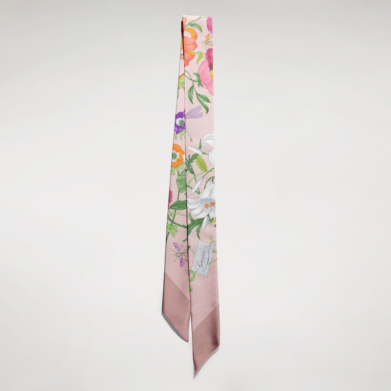 Gucci Printed Silk Twill Ribbon | Thumbnail 3 Gucci Printed Silk Twill Ribbon | Thumbnail 3