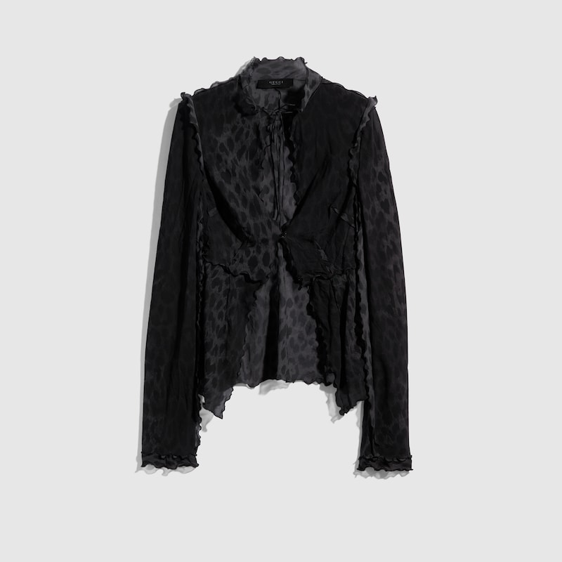 Printed Silk Blend Shirt Printed Silk Blend Shirt