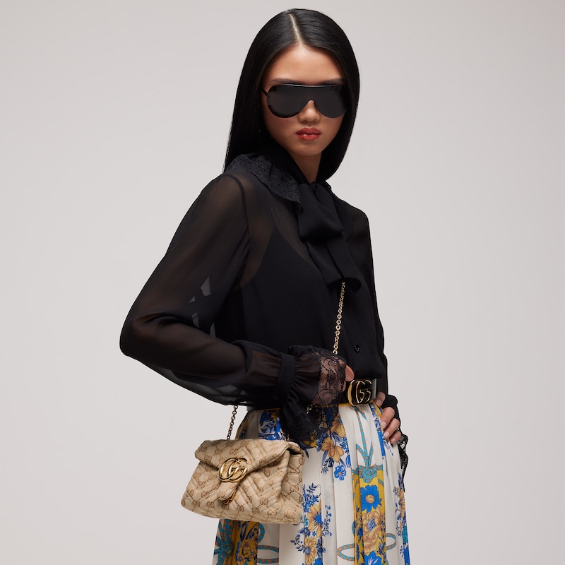 Gucci GG Marmont Mini Shoulder Bag | Thumbnail 3 Gucci GG Marmont Mini Shoulder Bag | Thumbnail 3