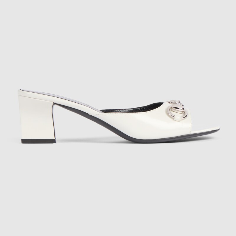 Gucci Women's Signora Slide Sandal In White