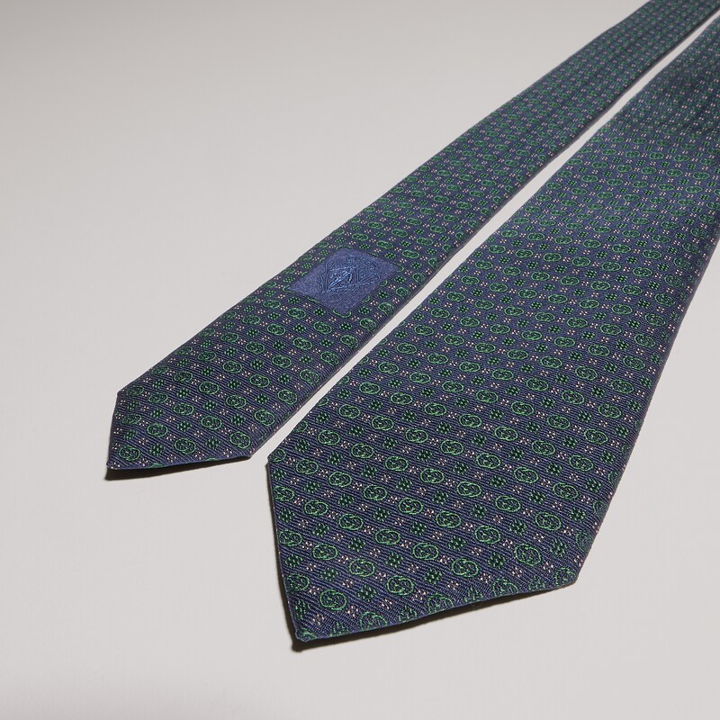 Gucci Interlocking G Silk Jacquard Tie | Thumbnail 3 Gucci Interlocking G Silk Jacquard Tie | Thumbnail 3