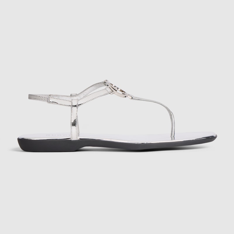 Thong Sandal With Interlocking G Thong Sandal With Interlocking G