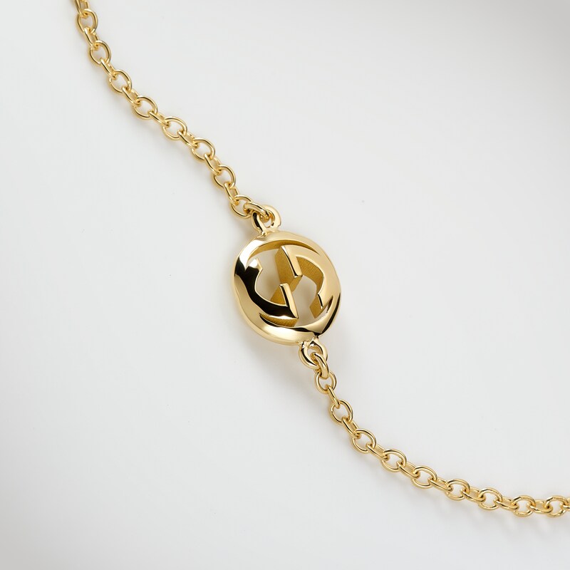 Gucci Interlocking 18k Chain Bracelet | Thumbnail 3