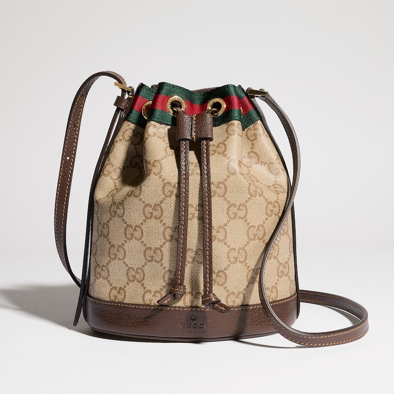 Gucci Mini Bucket Bag With Web | Thumbnail 3 Gucci Mini Bucket Bag With Web | Thumbnail 3