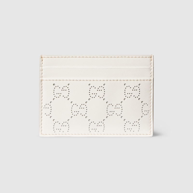 Gucci Perforated GG Card Case