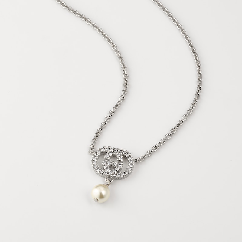 Gucci Crystal And Pearl Necklace | Thumbnail 3 Gucci Crystal And Pearl Necklace | Thumbnail 3