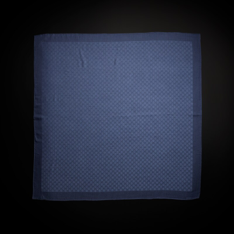 Gucci GG Wool Silk Jacquard Shawl | Thumbnail 3 Gucci GG Wool Silk Jacquard Shawl | Thumbnail 3