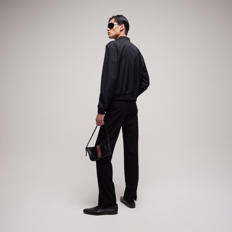 Gucci Reversible Light Silk Faille Zip Jacket | Thumbnail 3 Gucci Reversible Light Silk Faille Zip Jacket | Thumbnail 3