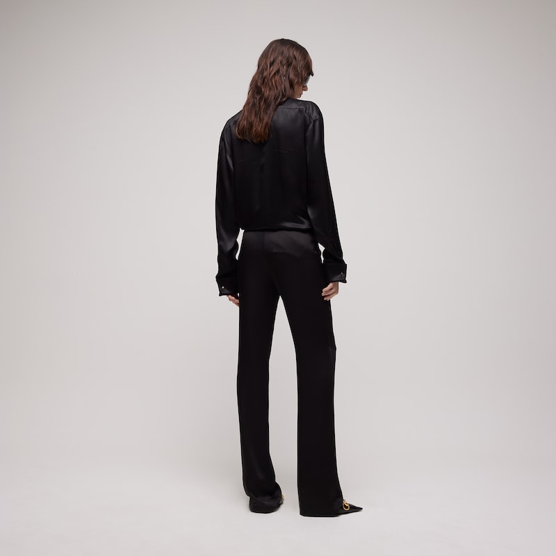 Gucci Crêpe Satin Pants | Thumbnail 3 Gucci Crêpe Satin Pants | Thumbnail 3